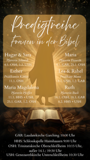 Predigtreihe - Frauen in der Bibel